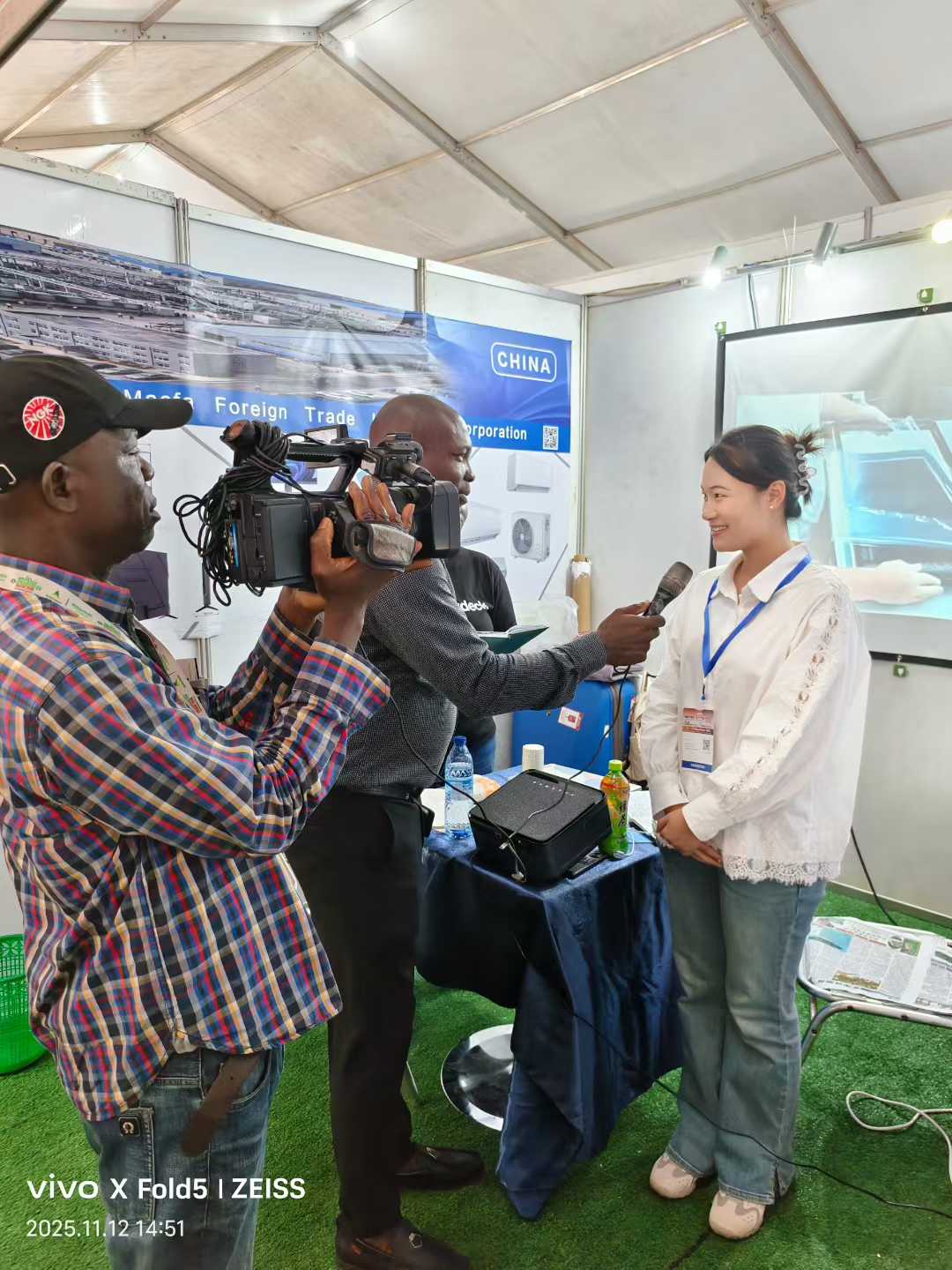 Proud to appear on Nigerian television